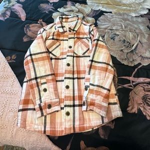 Plaid Shacket (Big kids)